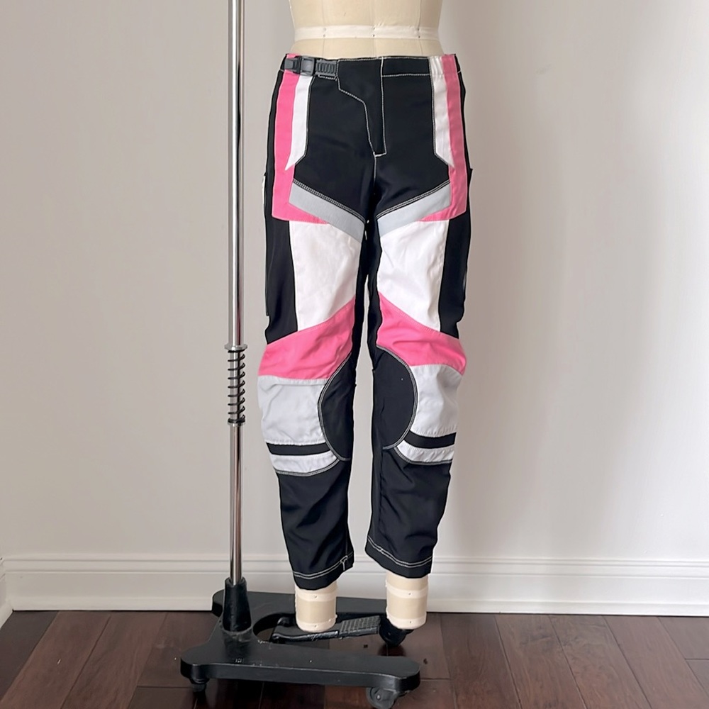 Pink / Black / White Ocelot Racing Pants